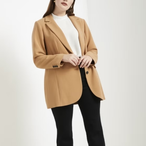 Eloquii Jackets & Blazers - Eloquii 365 Blazer "Biscuit"